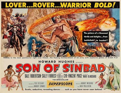 SON OF SINBAD 1953 Shot In 3 D Dale Robertson Sally Forrest