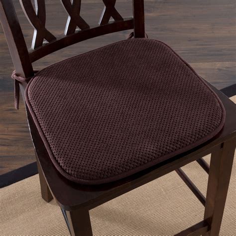 Maximize the comfort of seats with chair pads from bed bath & beyond. Lavish Home Memory Foam Pad Dining Chair Cushion & Reviews ...