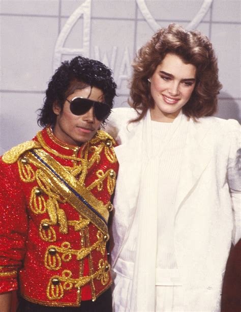 Brooke Shields Michael Jackson Circa 1984 When They Were Dating R