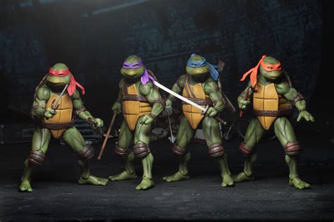 Neca Unveils An Awesome Line Of Teenage Mutant Ninja Turtles 1990 Movie