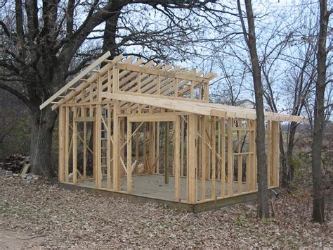 Flat Roof Shed Plans How To Build Diy Blueprints Pdf Download 12x16
