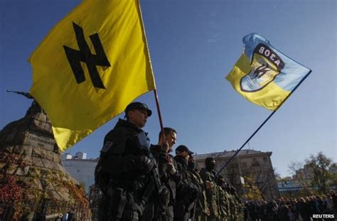 Ukraine Underplays Role Of Far Right In Conflict Bbc News
