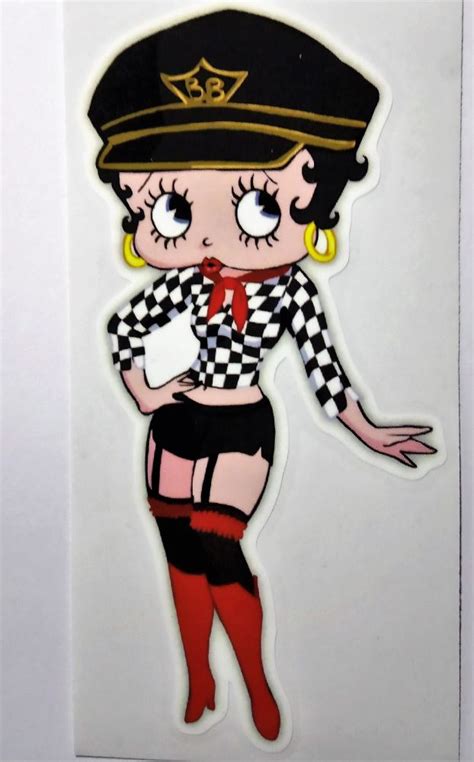 Betty Boop Pinup Sticker