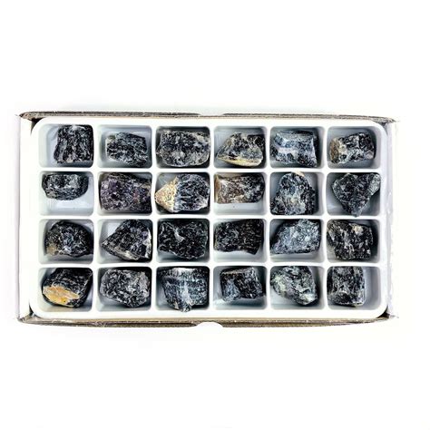 Fluorite Box Of 24 Stones Hs1b19 Rock Paradise
