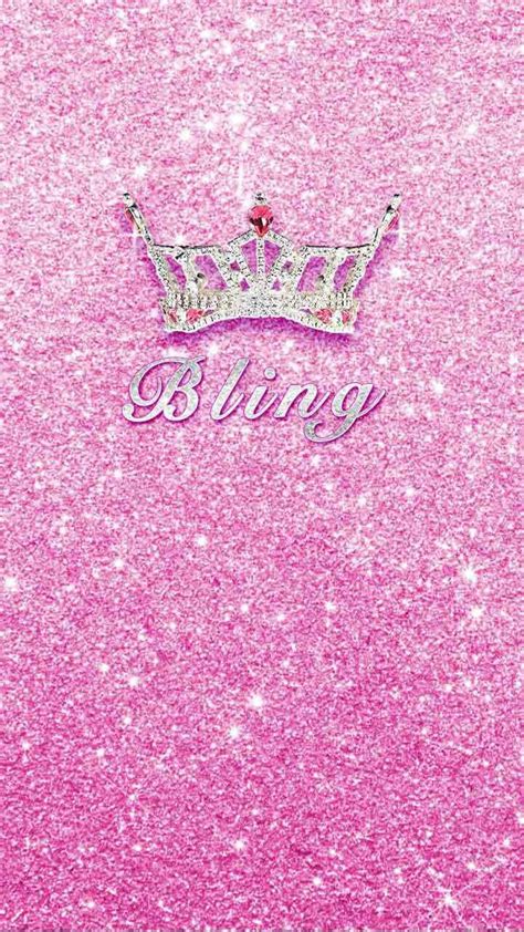 Sparkly Pink Bling Wallpaper By Artist Unknown Iphone Wallpaper