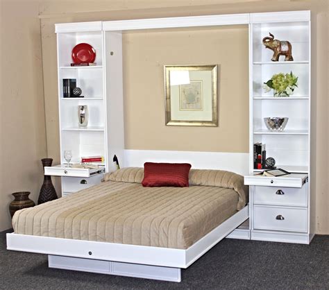 Bristol Birch Vertical Wall Bed Wtable By Wallbeds Bedroom Bed