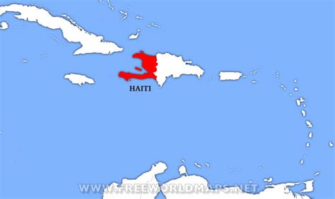 It's one of the smallest countries of the. Where is Haiti located on the World map?