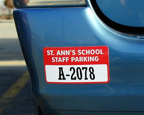 Parking Permit Bumper Stickers Ship Free From Myparkingpermit