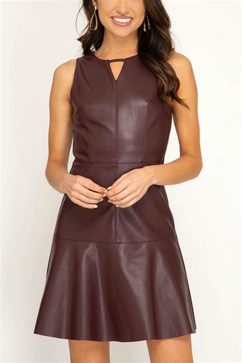 She Sky Faux Leather Dress From California By Apricot Lane Folsom