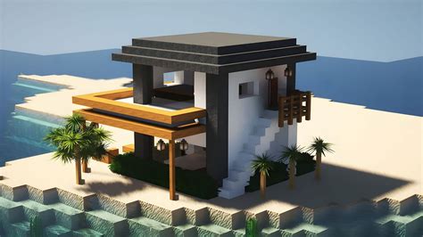 Minecraft Modern Beach Houses