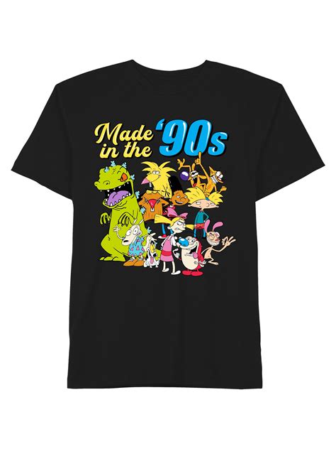 Nickelodeon 90s Shows Mens And Big Mens Graphic T Shirt