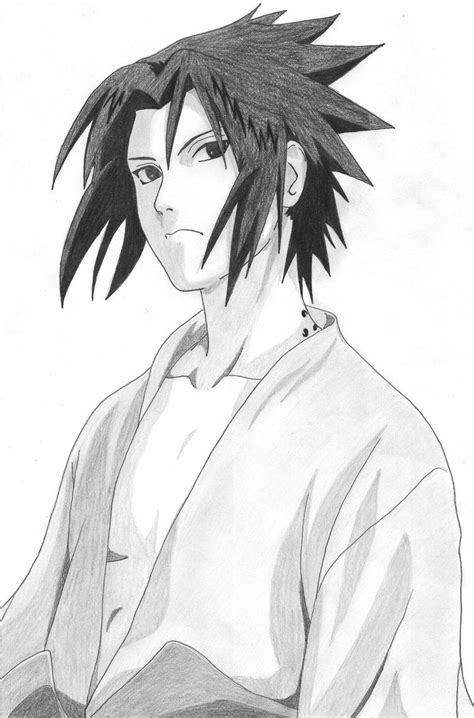 Sketch Of Sasuke Uchiha IMAGESEE