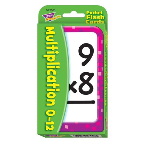 Multiplication Flash Cards The Teachers Trunk
