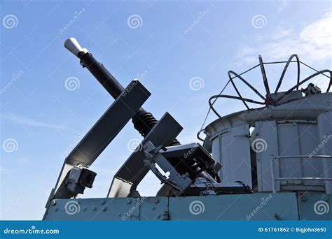 World War 2 Era Naval Anti Aircraft Machine Gun Stock Photo Image Of