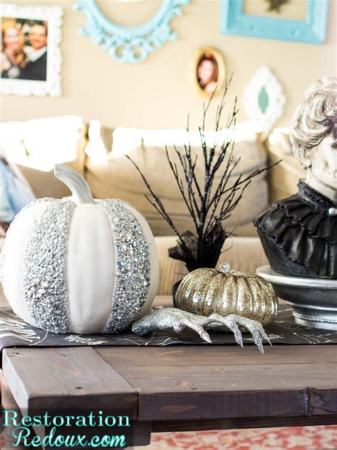 Begin browsing our halloween home decor and decorations and you'll have the neighbors convinced you live in a haunted house in no time! Spooky Halloween Coffee Table Decor - Daily Dose of Style