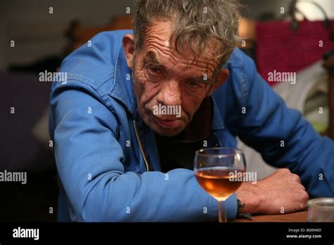 Drunk Old Man Stock Photo Alamy