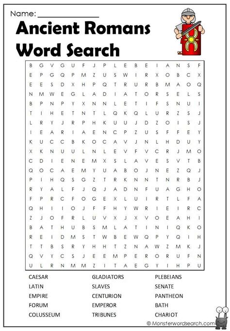 Ancient Romans Word Search