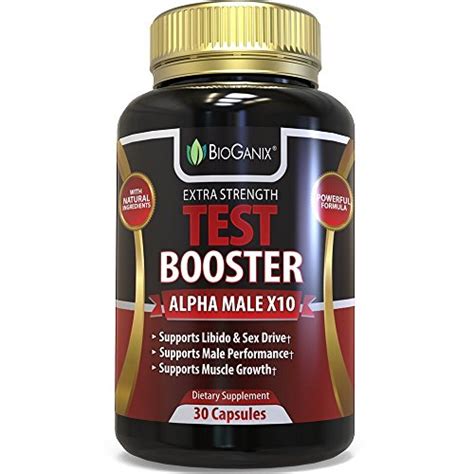 Buy Testosterone Booster Supplement Alpha Male Max Potency Natural Test Booster Pills And Libido