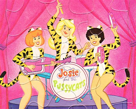 Set Of Two Josie And The Pussycats Vintage 1970s Hanna Barbera