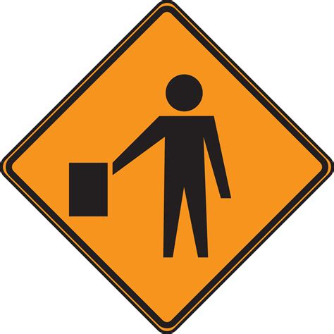 Canadian Construction Sign Flagger Frc218ra