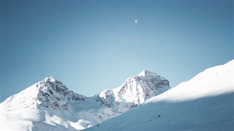 Download Wallpaper 1366x768 Glacier Mountains Landscape Blue Sky