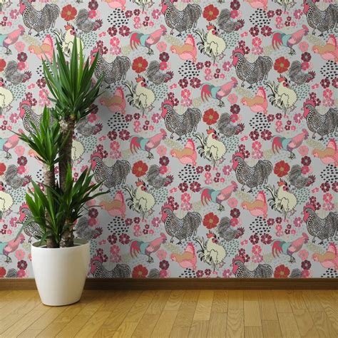 We did not find results for: Ebern Designs Xena Whimsical Roosters Removable Peel and Stick Wallpaper Roll | Wayfair