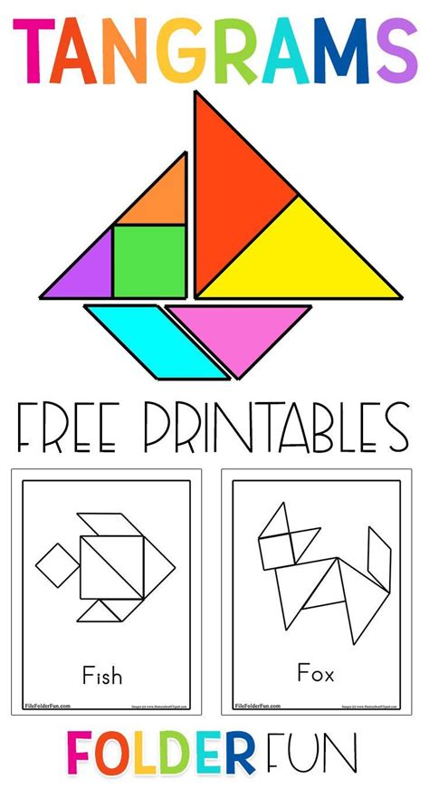 Printable Tangram Puzzles Free Printable Templates