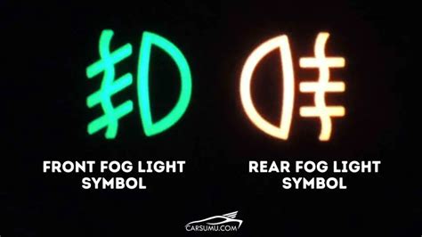 What Are Fog Lights How Does Fog Light Symbol Looks Like