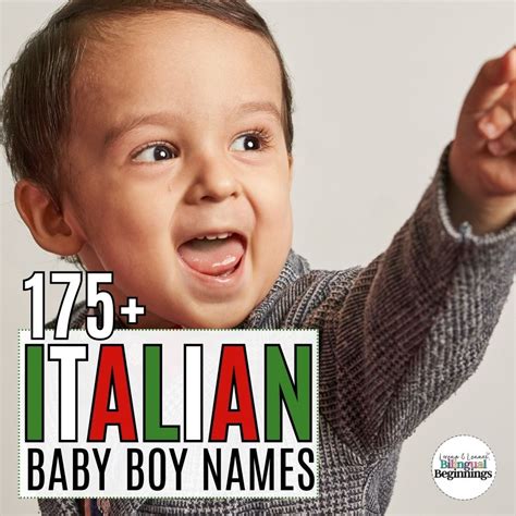 175 Italian Boy Names And Meanings To Use This 2023 Bilingual Beginnings
