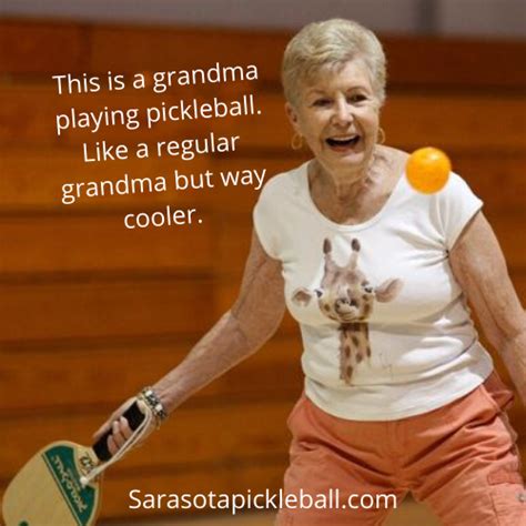 This Is A Grandma Playing Pickleball Just Like A Regular Grandma But