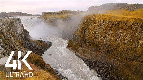 8 Hrs Of Mighty Dettifoss Waterfall Sounds Breathtaking Waterfalls Of