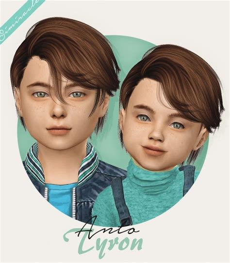 Anto Tyron Hair Kids And Toddlers At Simiracle The Sims 4 Catalog