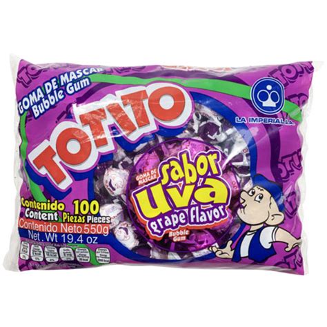 Totito Chicle Uva 100ct La Dulceria