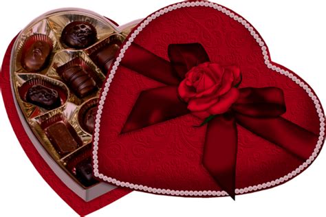 14 Février St Valentin Coeur Png Boite De Chocolats