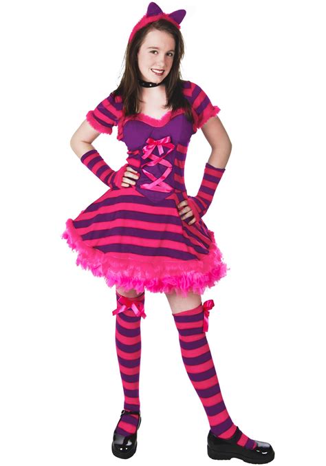 Me and 80+ blog buddies got together to bring you 80+ diy halloween costumes, including corbin's cheshire cat costume! Girls Teen Wonderland Cat Costume - Teen Cheshire Cat Costume