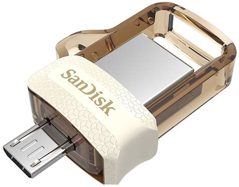 Sandisk Ultra Dual 64gb Usb 30 Otg Pen Drive Gold Online At Best