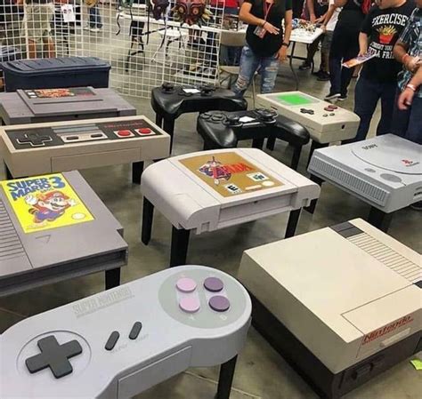 Video Game Coffee Tables In 2020 Arcade Room Video Game Rooms Game