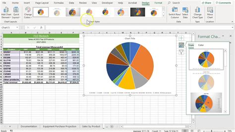 How To Create A Pie Chart In Ms Excel Youtube