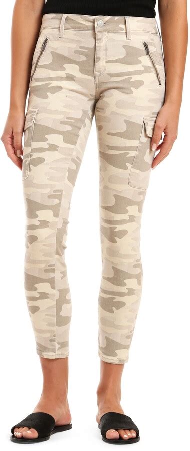 Mavi Jeans Juliette Nude Camo Cargo Pants Shopstyle