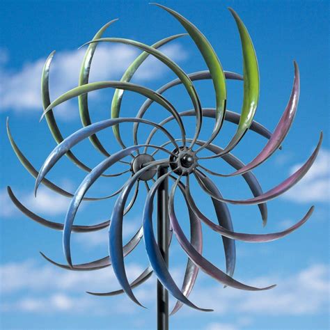 Garden Large Wind Spinner Yard Decor Outdoor Metal Art