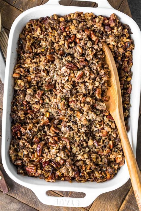 Top wild rice recipes and other great tasting recipes with a healthy slant from. Wild Rice Sausage Stuffing Recipe - The Cookie Rookie® | Stuffing recipes, Sausage stuffing ...