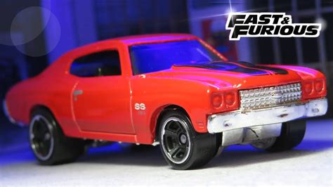 Vehicles Chevelle Ss Red Hot Wheels Fast And Furious Custom Black