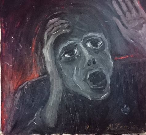 The Fear Painting By Alexander Kharitonov Saatchi Art