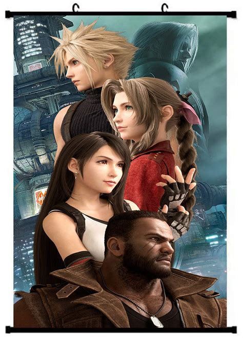 Buy Ff7 Tifa Aerith Final Fantasy Vii Remake Framed Poster With Hooks