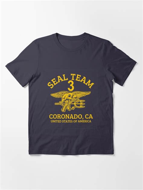Us Navy Seals Seal Team 3 T Shirt By Wikingershirts Redbubble