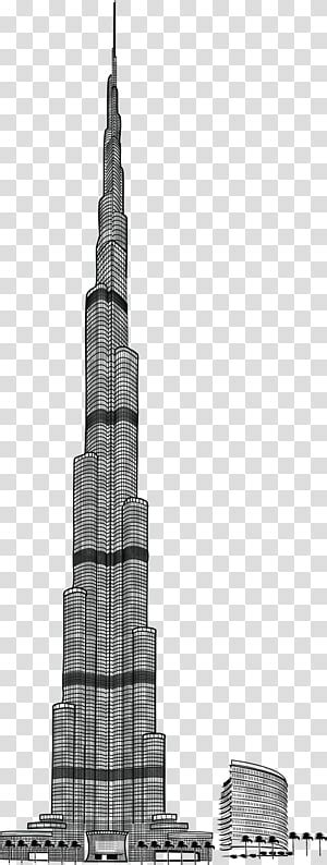 Burj Khalifa Illustration Burj Khalifa Drawing Burj Khalifa Pic