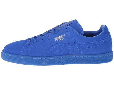 puma the suede classic iced in blue for men lyst