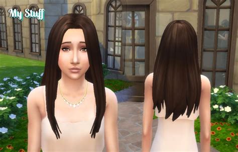 Mystufforigin Aurea Hair Sims 4 Hairs