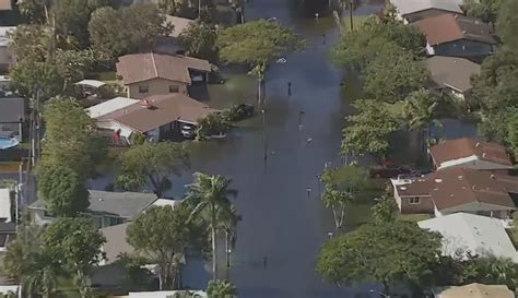 Aerials Show Widespread Flooding In South Florida