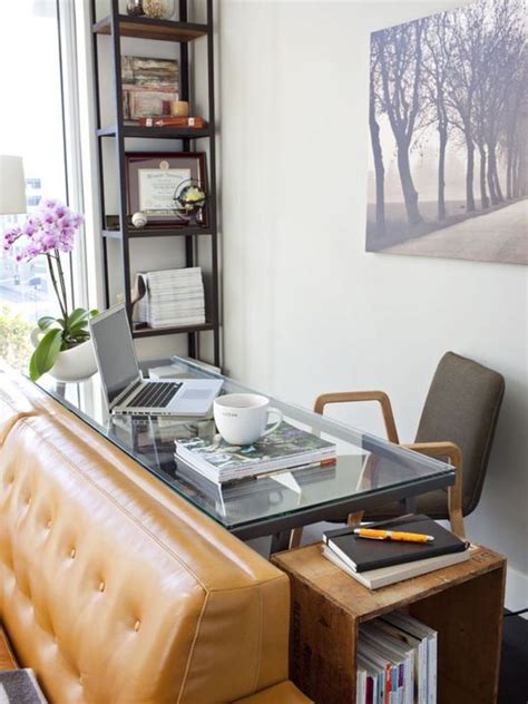 25 Ways To Pull Off An Office Nook In A Living Room Digsdigs